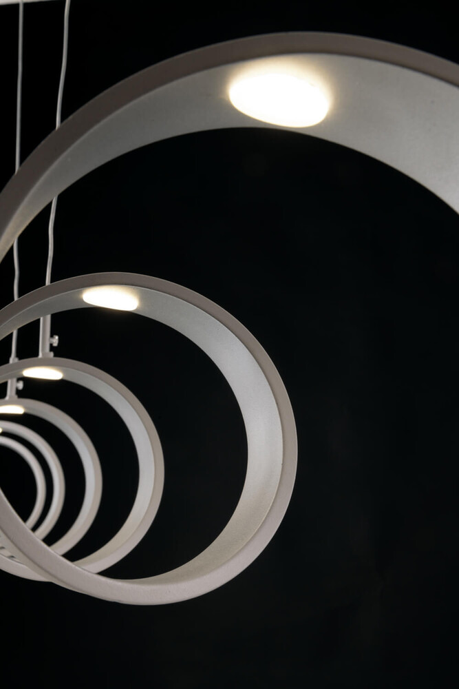 Exklusive ECO-LIGHT Pendelleuchte in elegantem, helixförmigem Design