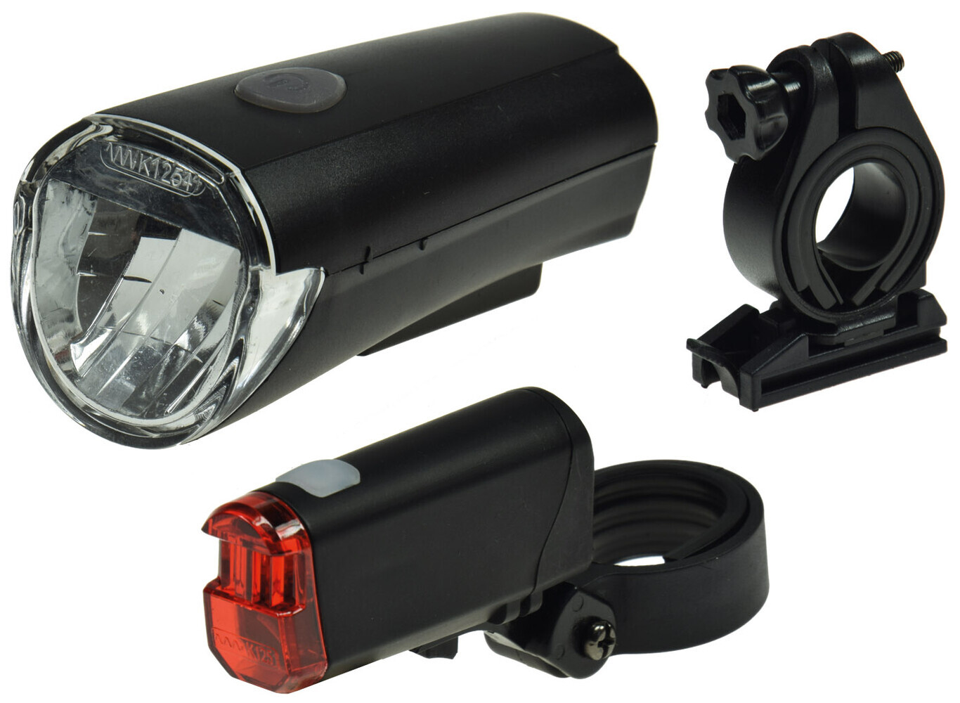 Hochwertige, StVZO zugelassene Fahrradbeleuchtung von ChiliTec mit 30Lux Leuchtstärke und praktischem Batteriebetrieb