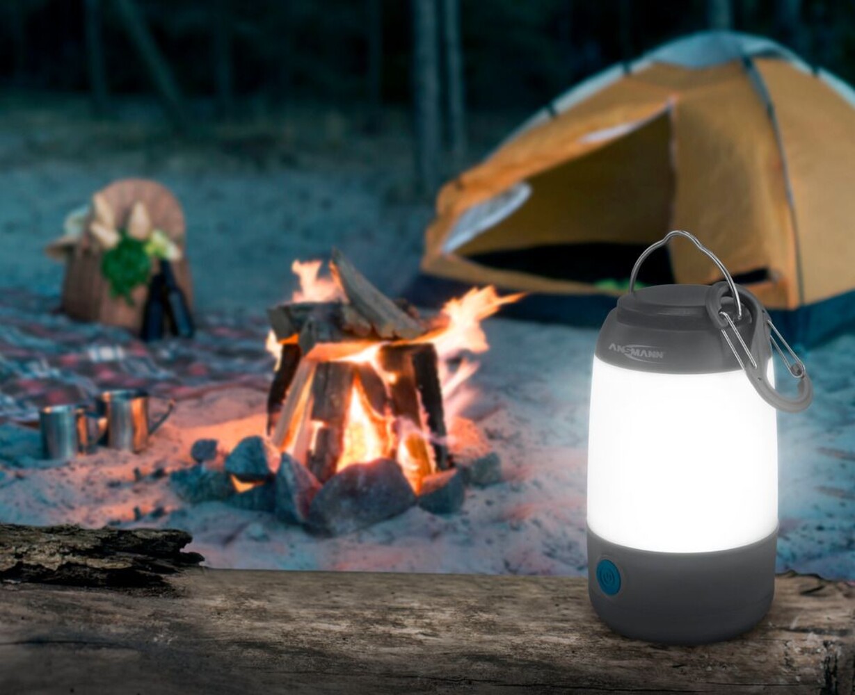 Helle mobile Mini-Camping-Laterne der Marke Ansmann