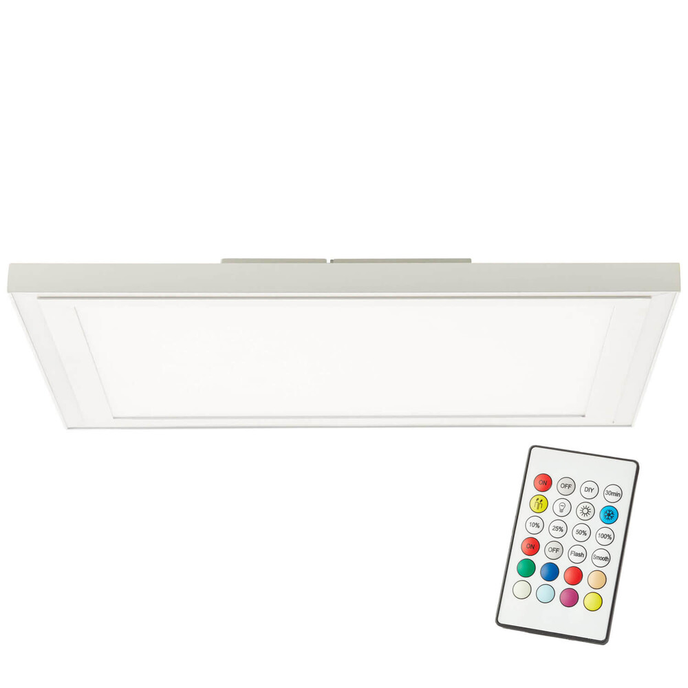 Hochwertiges weißes LED Panel von Brilliant mit den Maßen 40x40cm