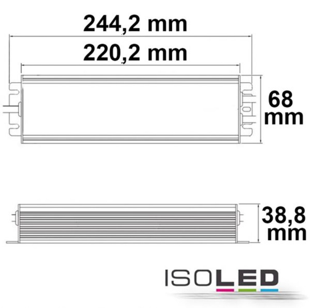 Hochwertiges Isoled LED Netzteil, kompakt und energieeffizient