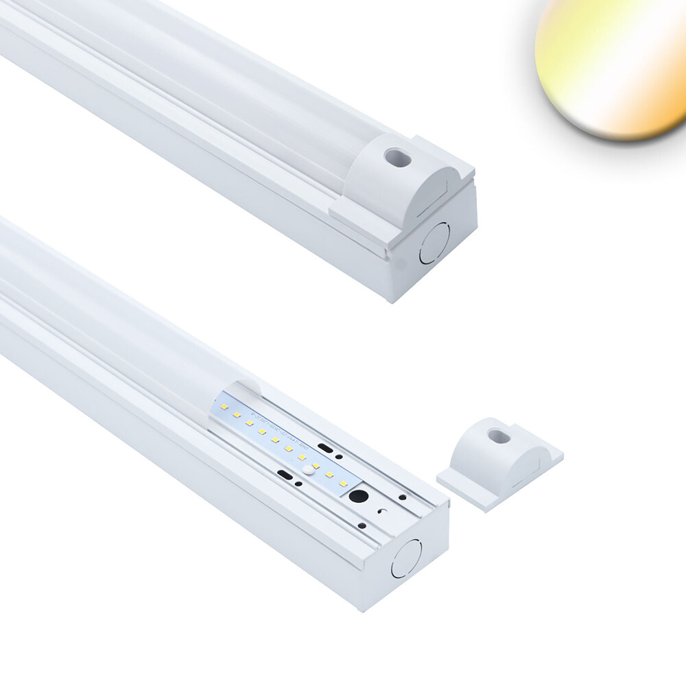Isoled Marken LED Leisten in Weiß mit 40W und Color Switch Funktion