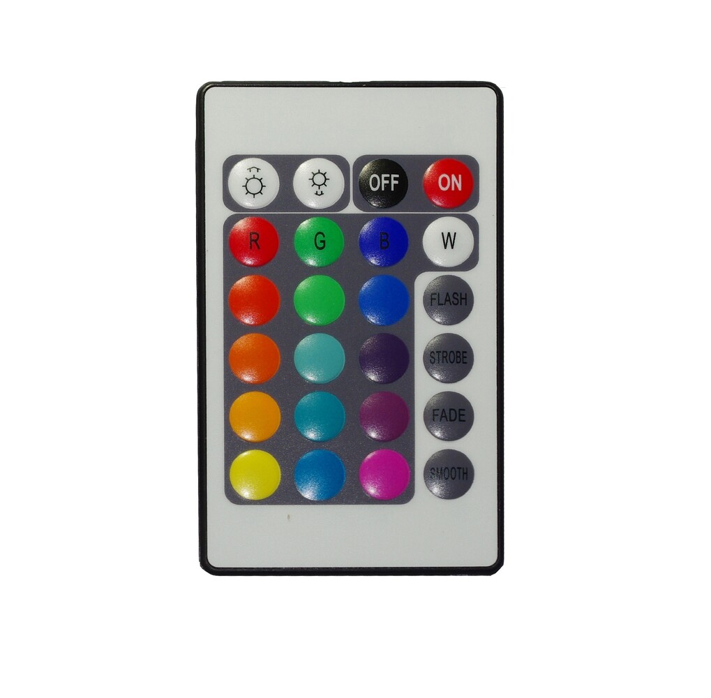 24 Tasten IR Fernbedienung Controller für RGB LED Streifen von LED Universum