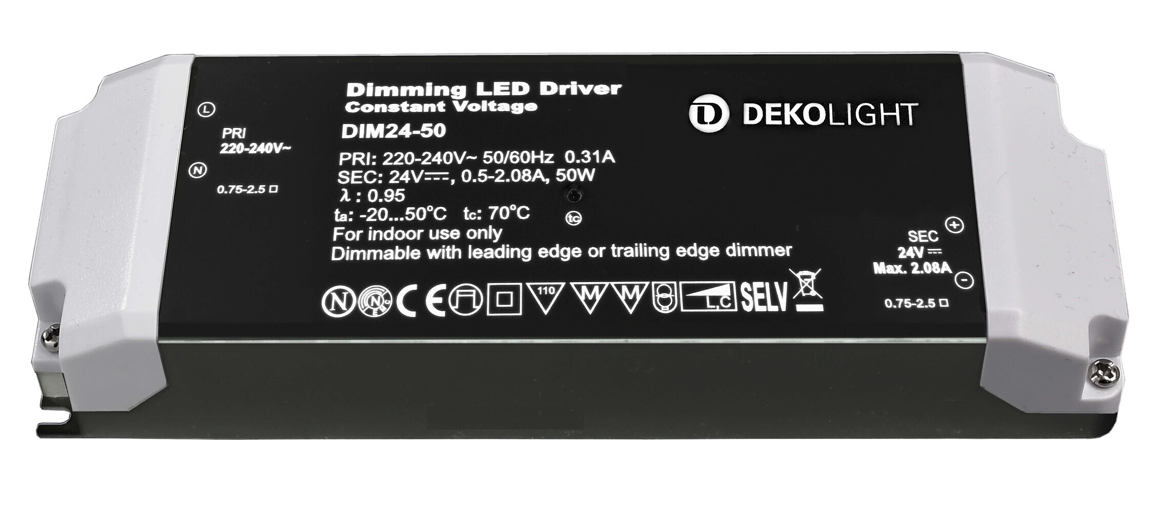 Eindrucksvolles, leistungsstarkes LED Netzteil der Marke Deko-Light