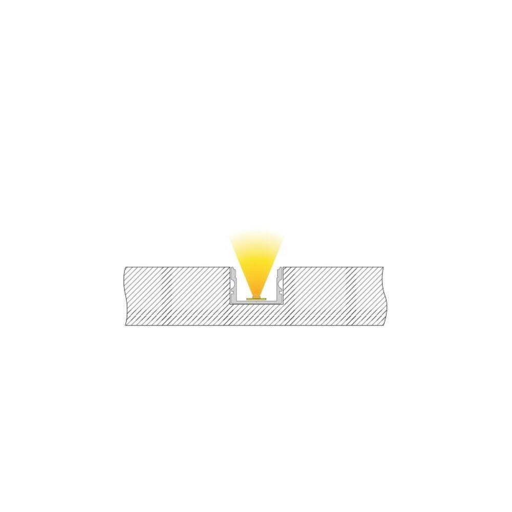 Hochwertiges, mattes LED-Profil von Deko-Light in weiß