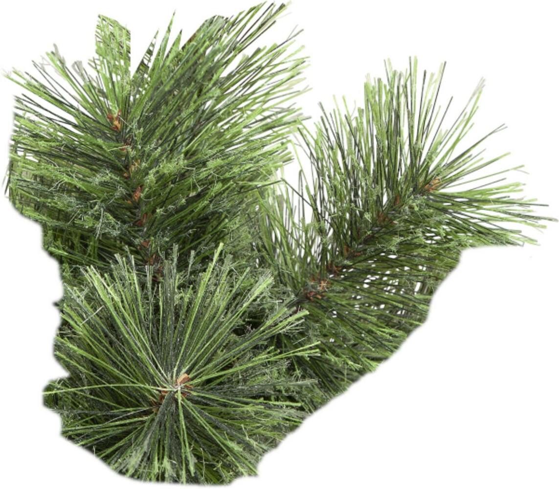 Prächtiger Weihnachtsbaum von Star Trading mit Metallfuß in lebendigem Grün