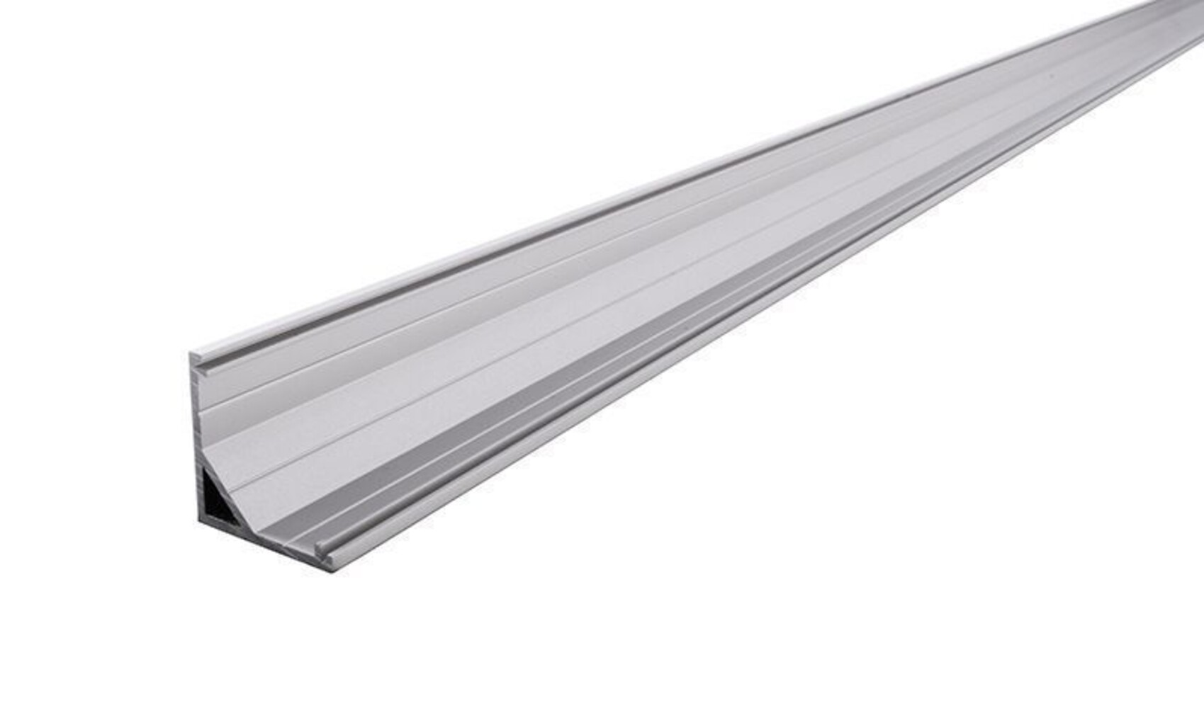 Elegantes silber mattes Eck-Profil der Marke Deko-Light für LED-Stripes