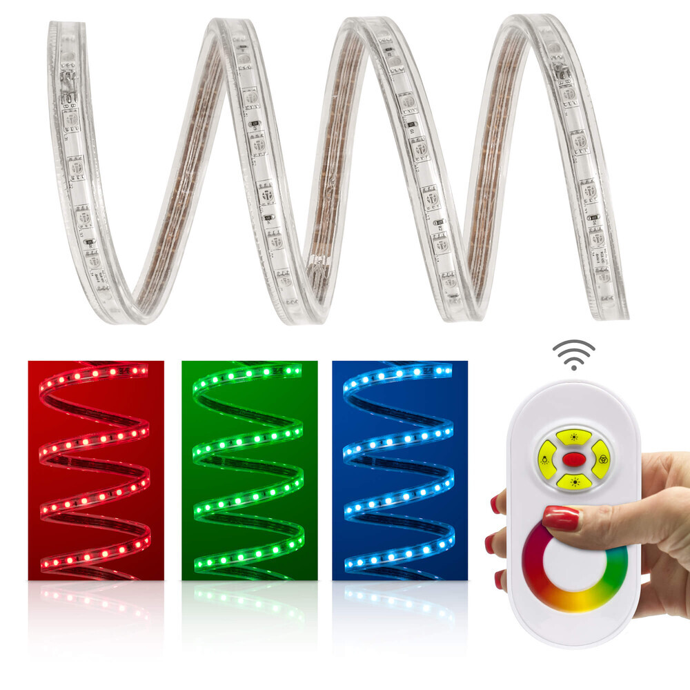 LED Streifen wasserdicht für Küche oder Bad  230V dimmbar warmweiß ohne  Trafo nach Maß bis 25m am Stück, 12,00 €