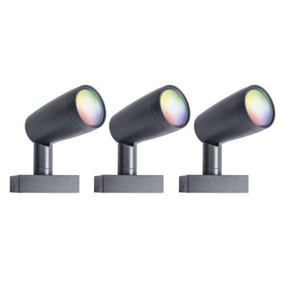 Lebendige und farbenfrohe LEDVANCE Außenwandleuchte mit Smart Multicolor Funktion