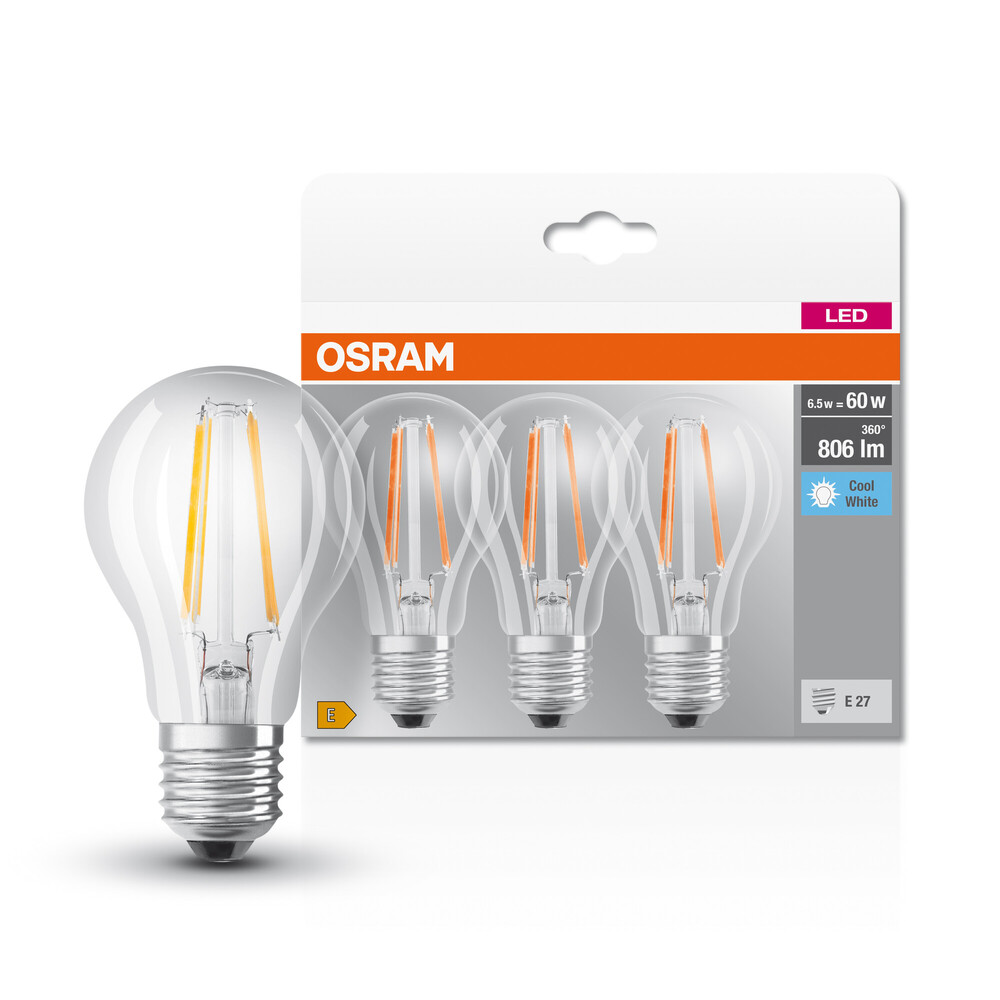 Hochwertiges LED-Leuchtmittel von OSRAM erzeugt ein angenehmes 4000 K Licht