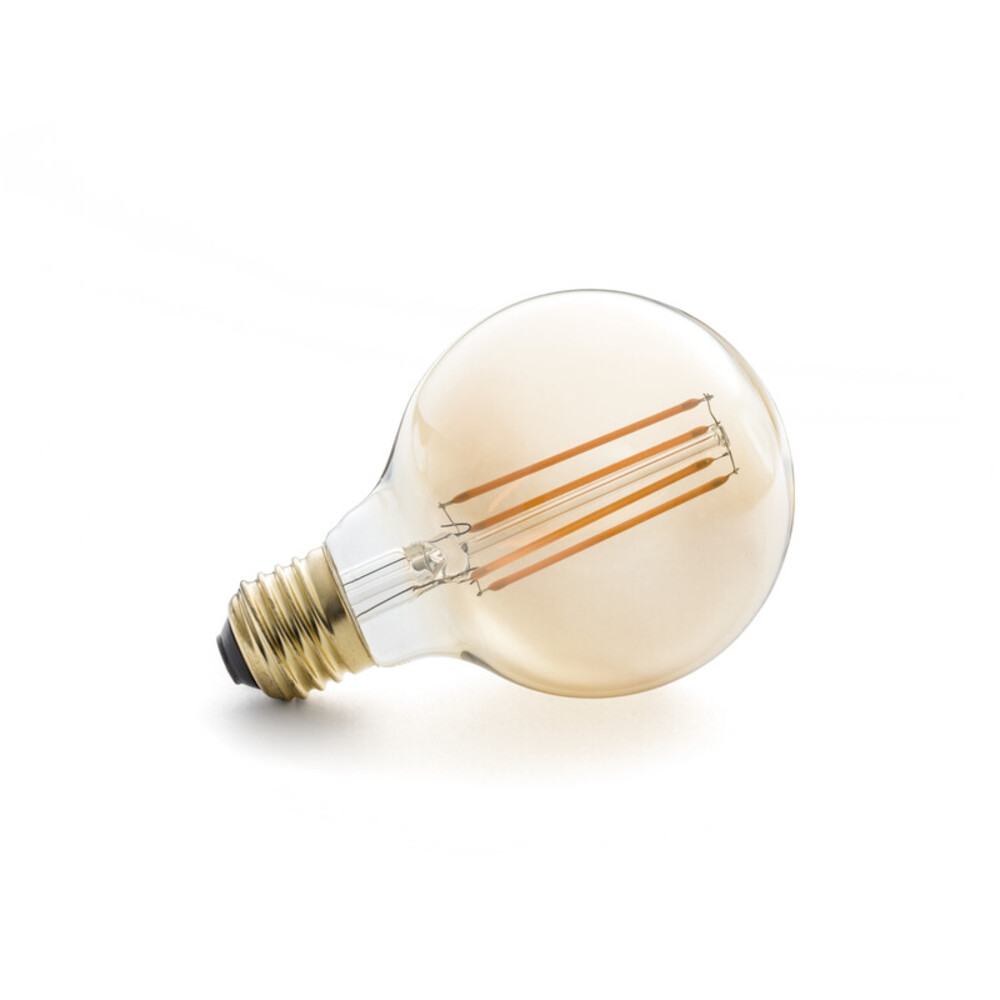 Kraftvolles LED E27 Leuchtmittel von Konstsmide in warmem Bernstein