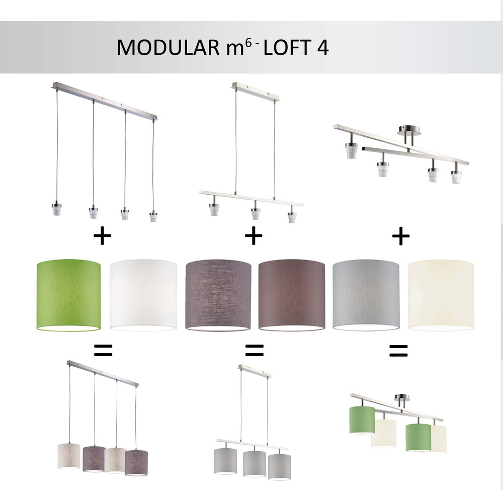 Elegante modulare Leuchte im stilvollen Design von Fischer & Honsel