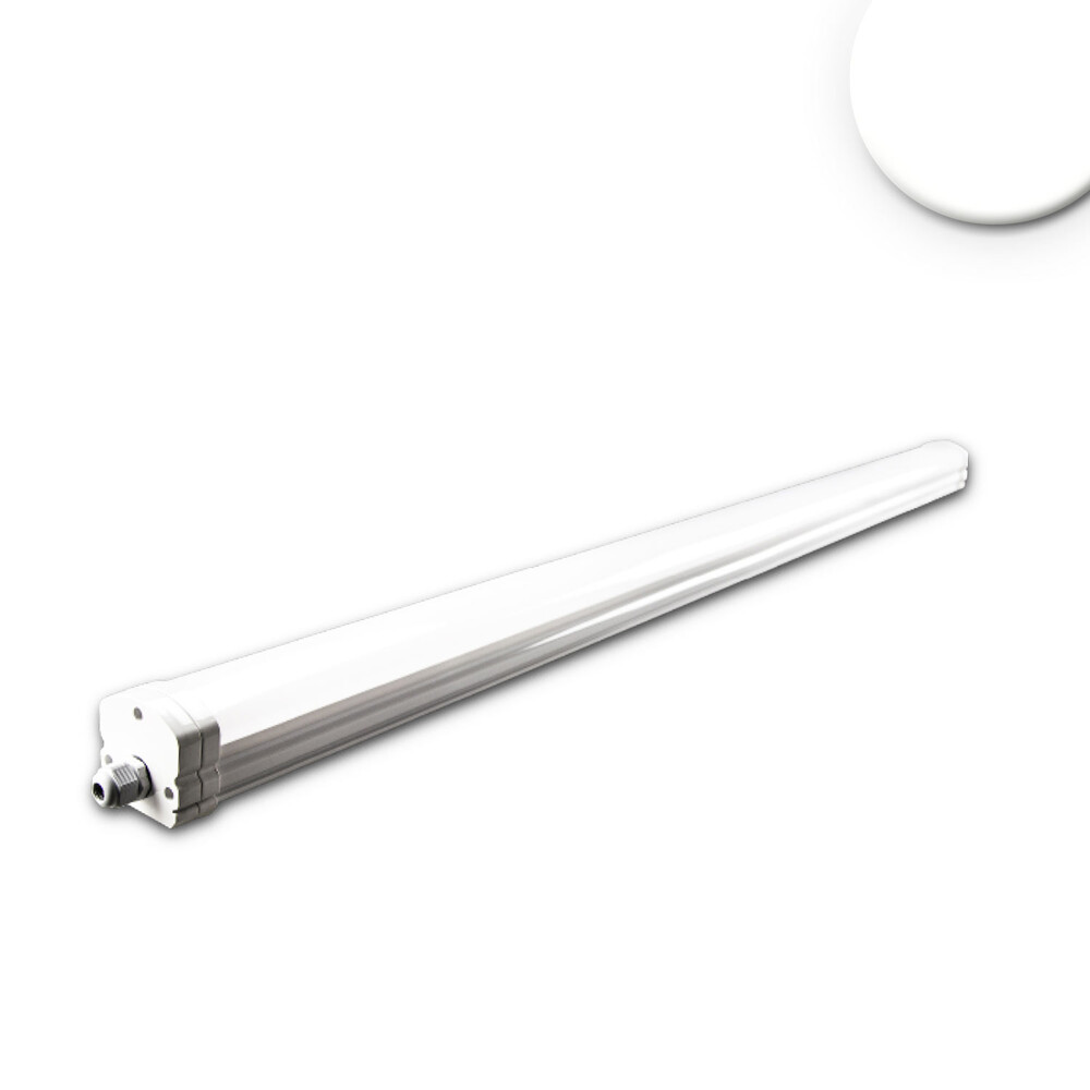 LED-Linearleuchte mit Bewegungssensor der Marke Isoled, 130cm lang, in neutralem Weiß