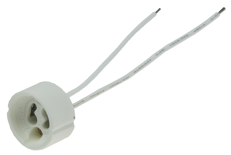 GU10 Lampenfassung, max 230V/100W, 11cm Kabel