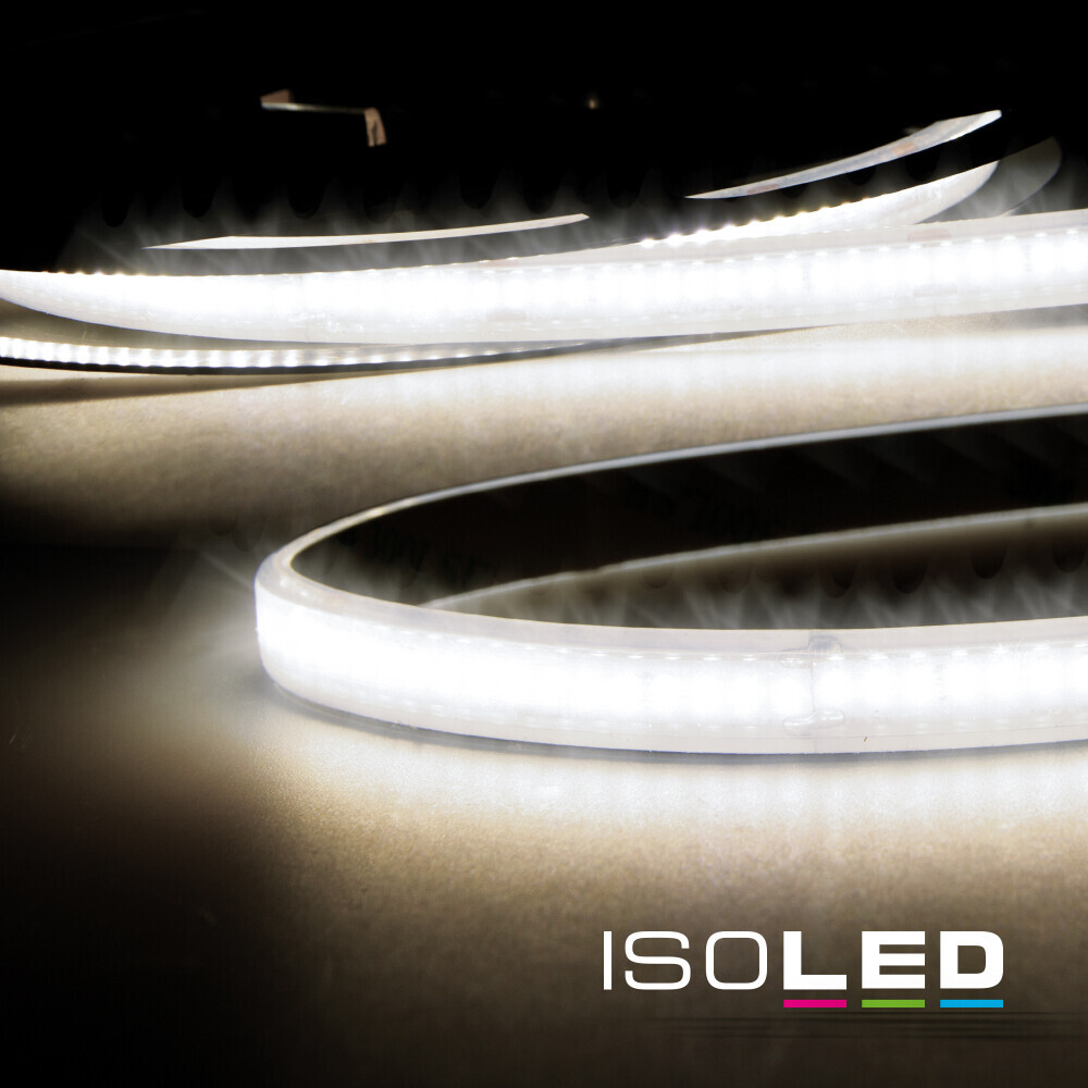 Hell leuchtender und flexibler LED-Streifen von Isoled in neutralweiß