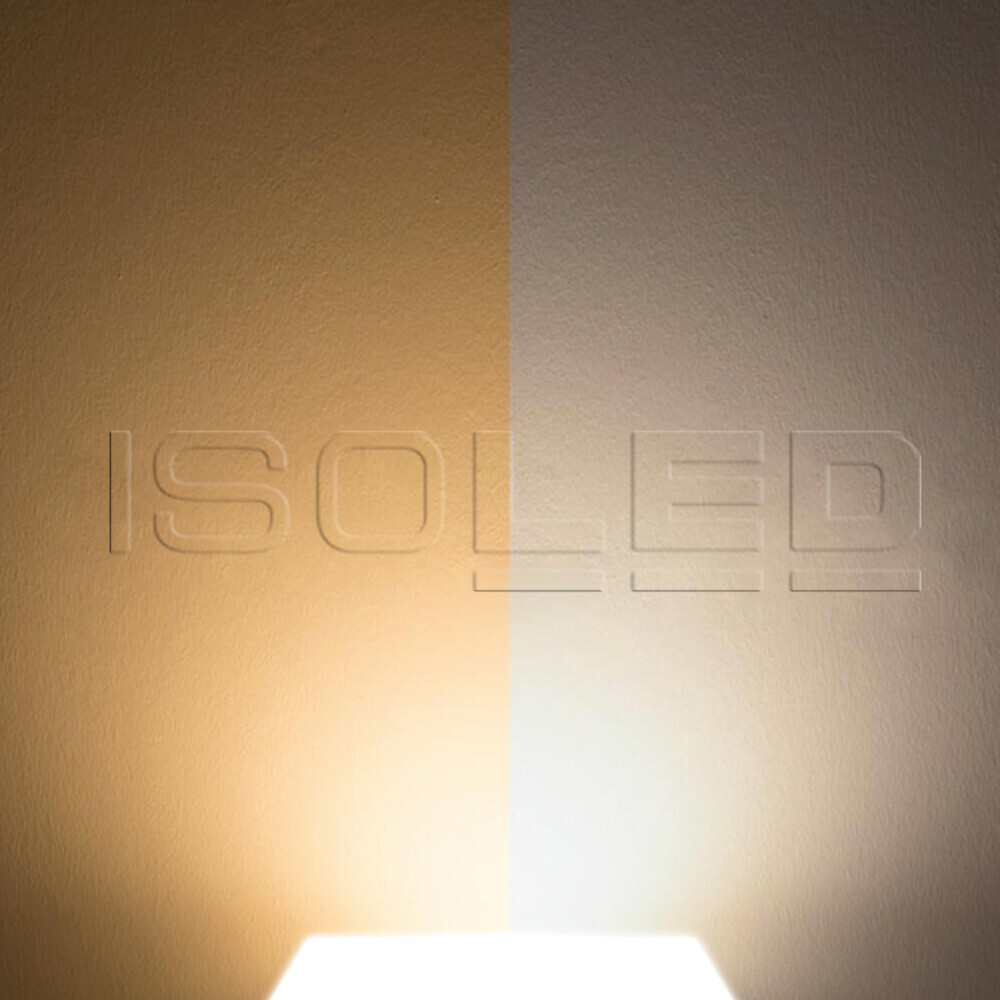 Modern design quadratische LED Deckenstrahler & Spots von Isoled in strahlendem weiß