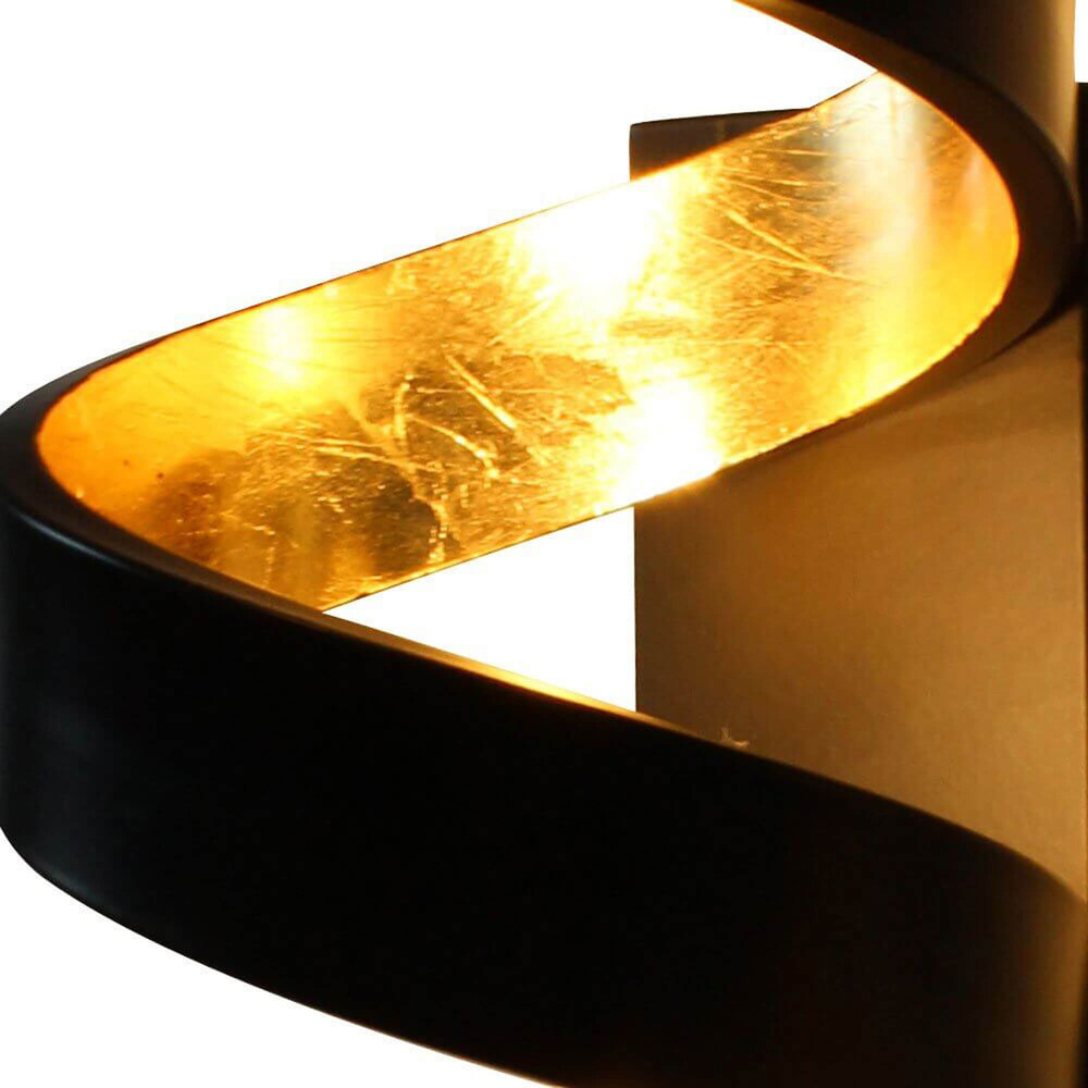 Schicke gold-schwarze Wandleuchte von ECO-LIGHT