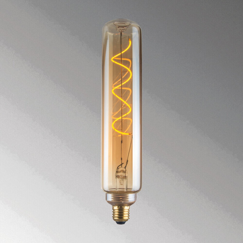 Bernsteinfarbenes Filament Leuchtmittel von der Marke FHL easy mit charmanter Ausstrahlung