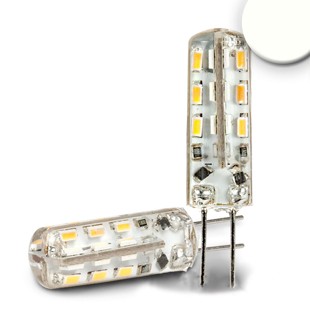 Eine leistungsstarke und energieeffiziente Isoled G4 LED Leuchte mit 48SMD, strahlt in einem attraktiven neutralweißen Licht. Perfekt für moderne Beleuchtungslösungen von Isoled