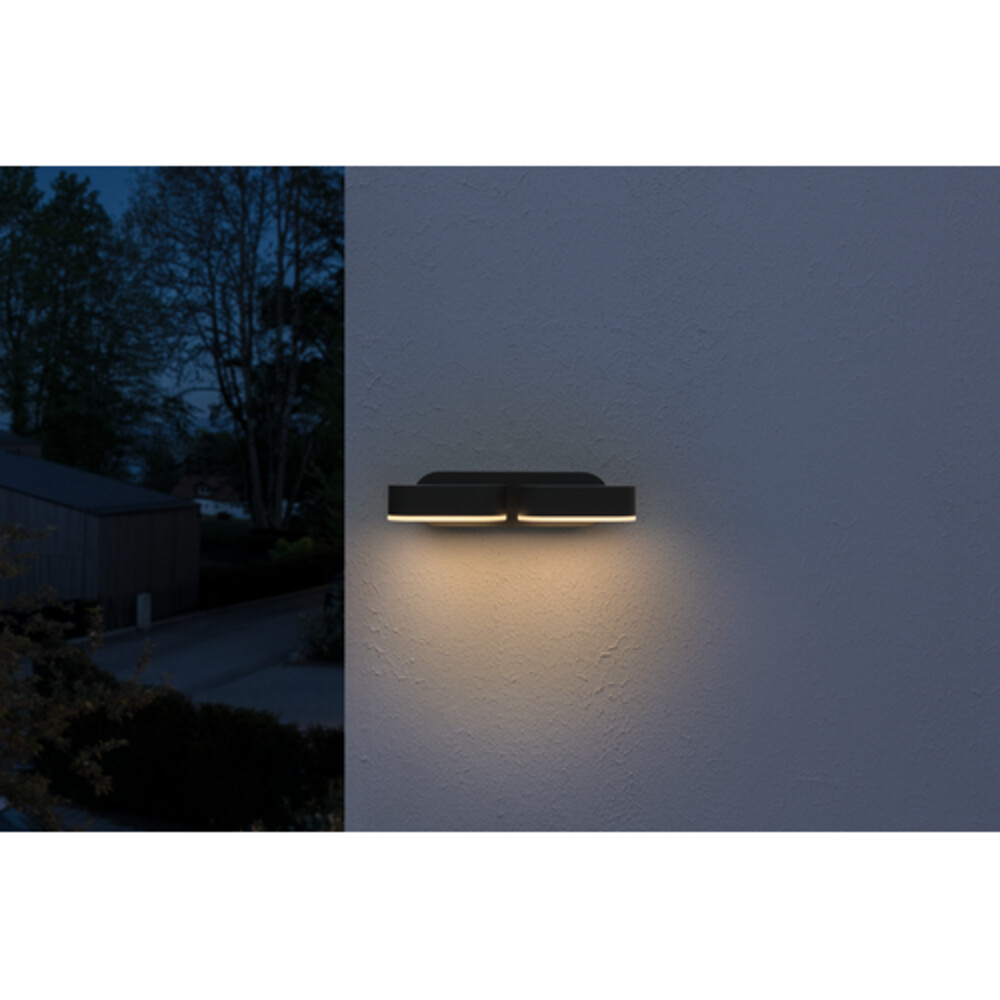 Elegante LEDVANCE Außenwandleuchte mit warmweißer Farbtemperatur