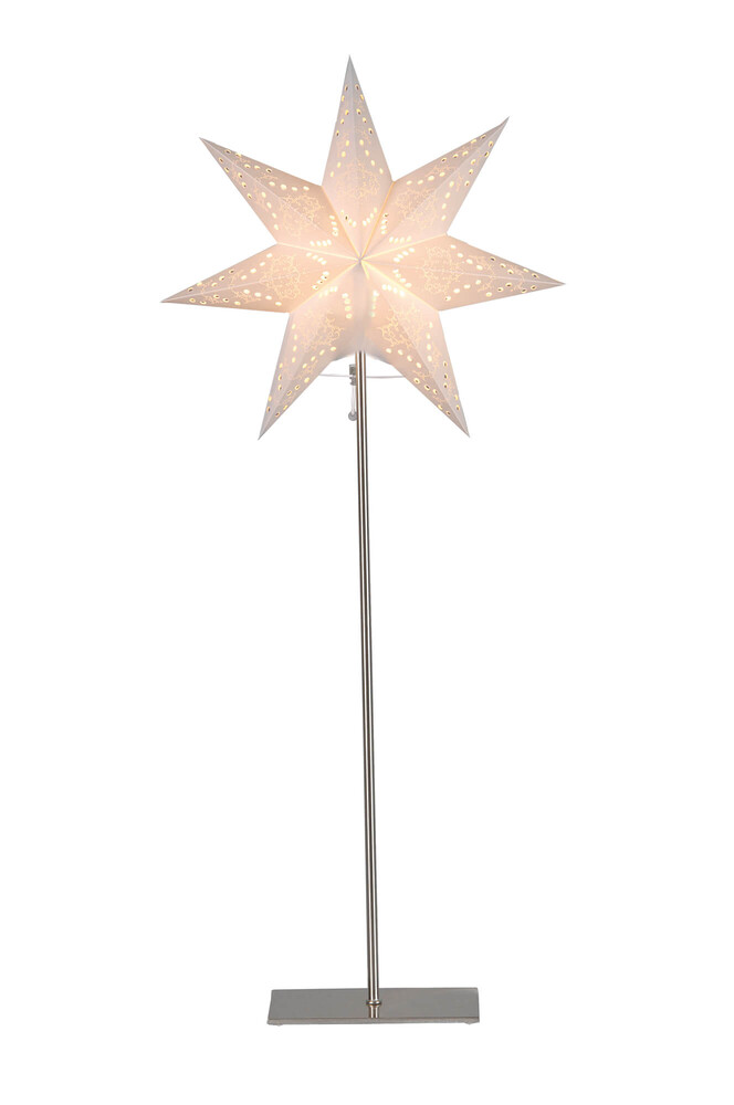 Elegante creme Stehlampe aus Metall und Papier von Star Trading