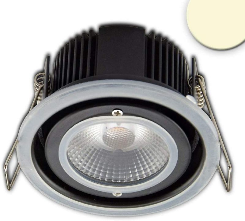 114139 LED Einbaustrahler Sys-68, 10W, IP65, warmweiß, Push oder Dali-dimmbar (exkl. Cover)