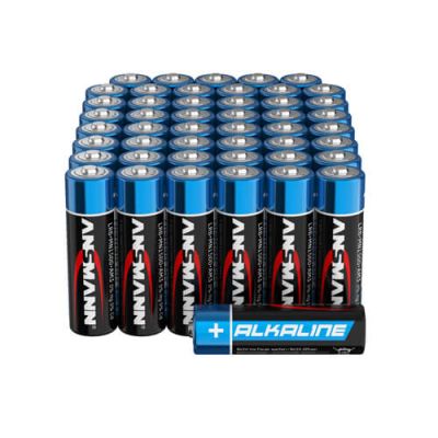 Ansmann Batterien AA Alkaline Größe LR6 - AA Batterie für Spielzeug (48 Stück Vorratspack)