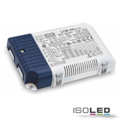 114189 LED Konstantstrom Trafo MW LCM-40KN 350/500/600/700/900/1050mA, KNX dimmbar, SELV