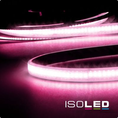 114240 LED CRI9P Linear 48V-Flexband, 8W, IP68, pink, 30 Meter